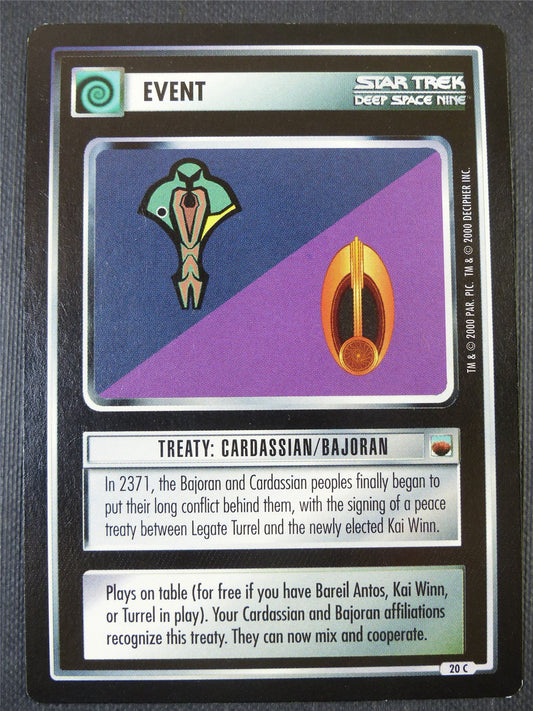 Treaty: Cardassian/Bajoran - DS9 - Star Trek Card #661
