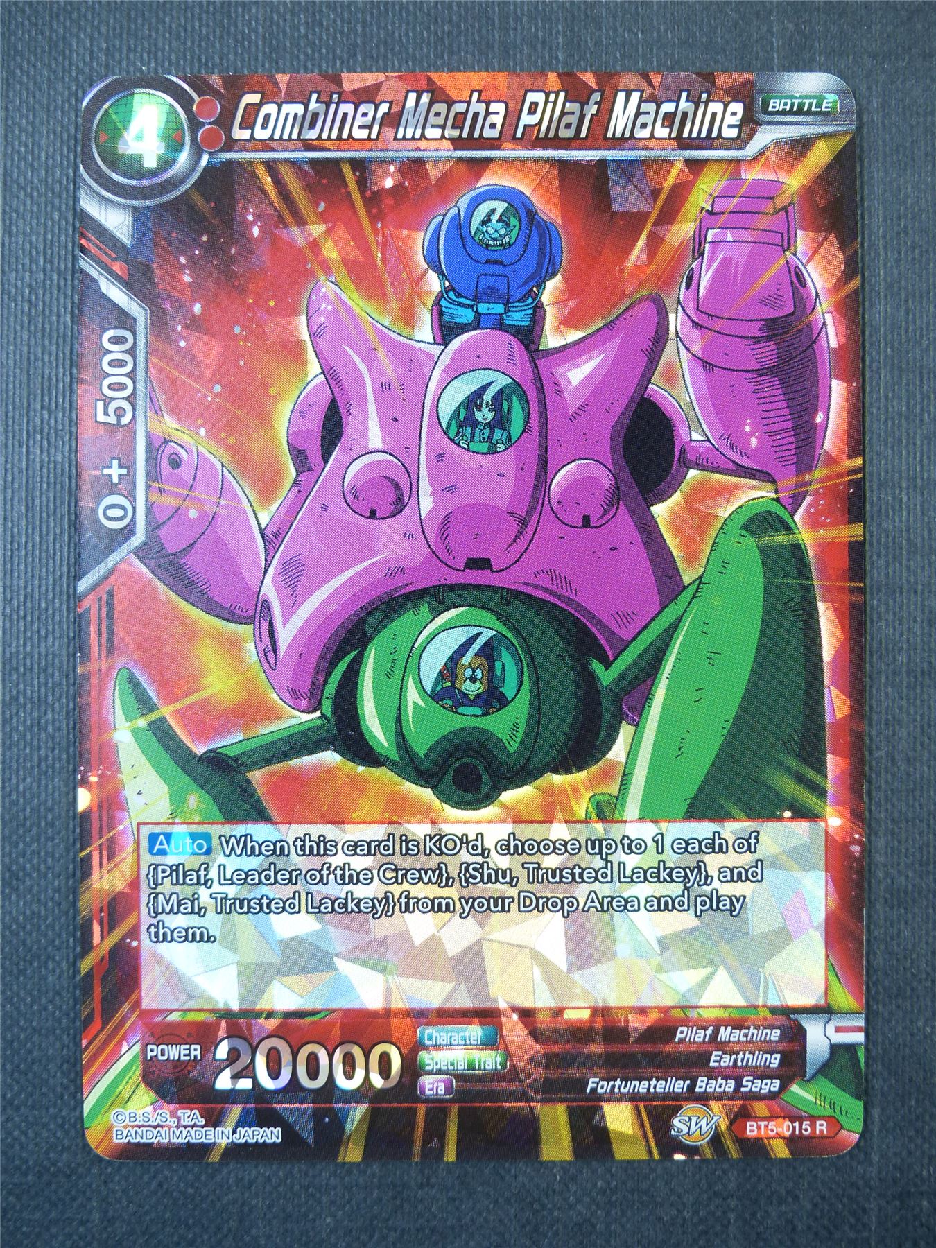 Combiner Mecha Pilaf Machine R - Dragon Ball Super Card #A5K