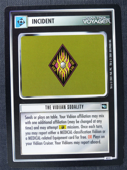 The Vidiian Sodality - Voyager - Star Trek Cards #10R