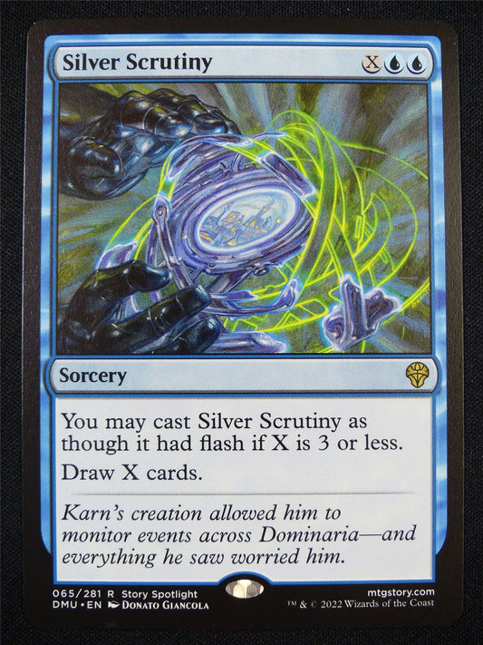 Silver Scrutiny - Mtg Card #1XO