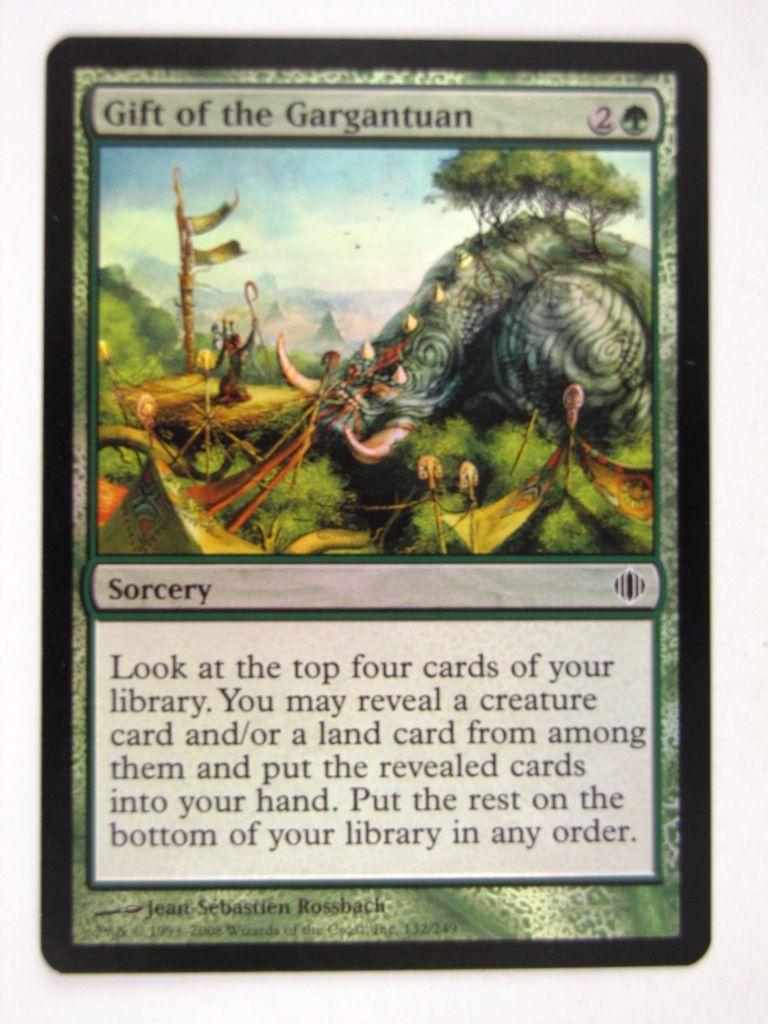 Mtg FOIL - GIFT OF THE GARGANTUAN - played