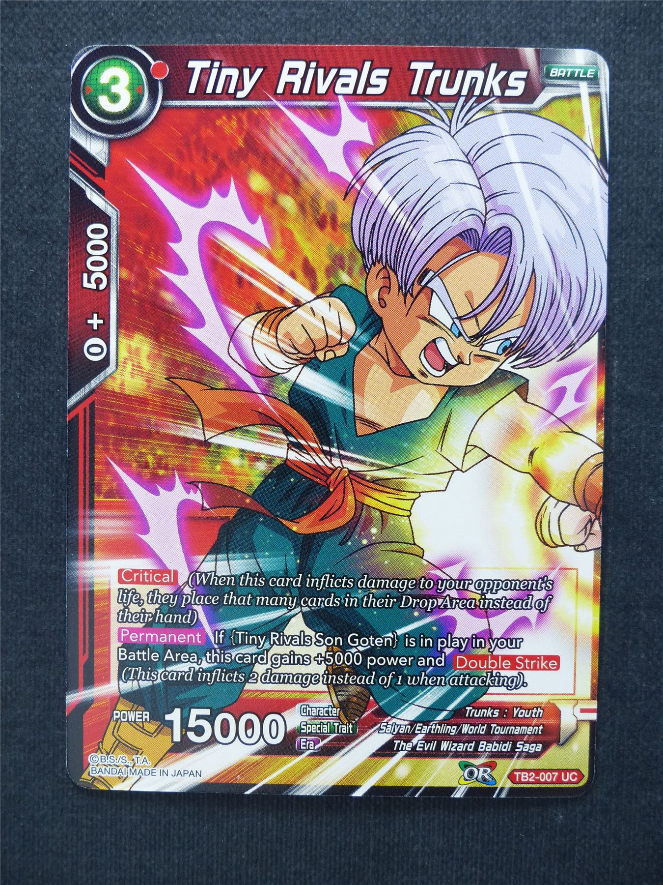 Tiny Rivals Trunks - Dragon Ball Super Cards #94