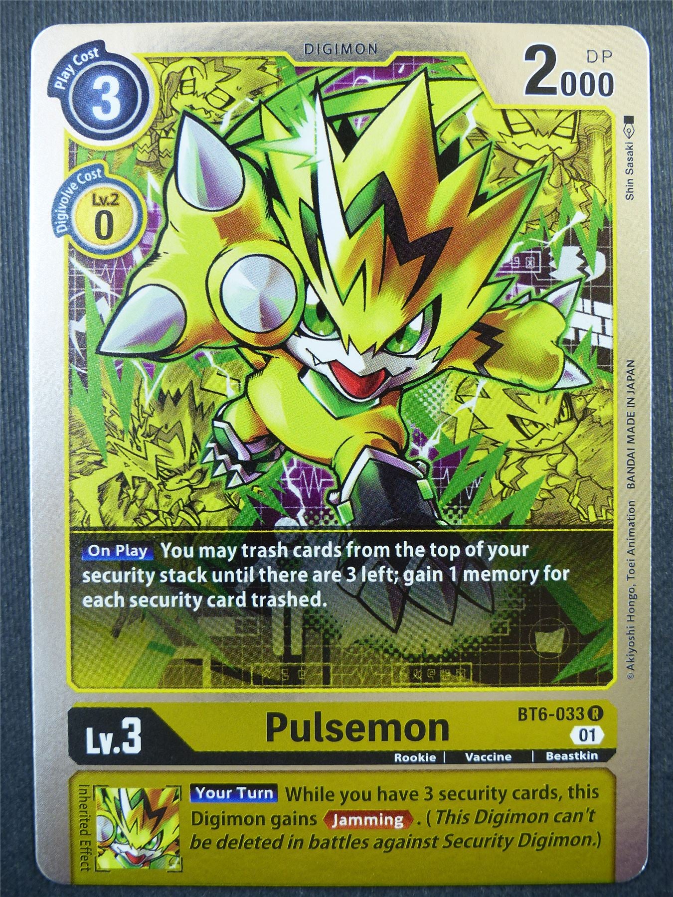 Pulsemon BT6 - Digimon Cards #4X4