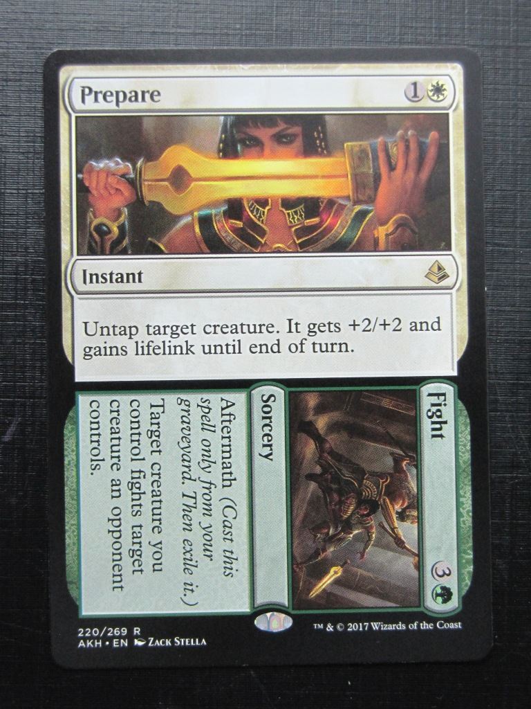 MTG Magic Cards: PREPARE / FIGHT # B72