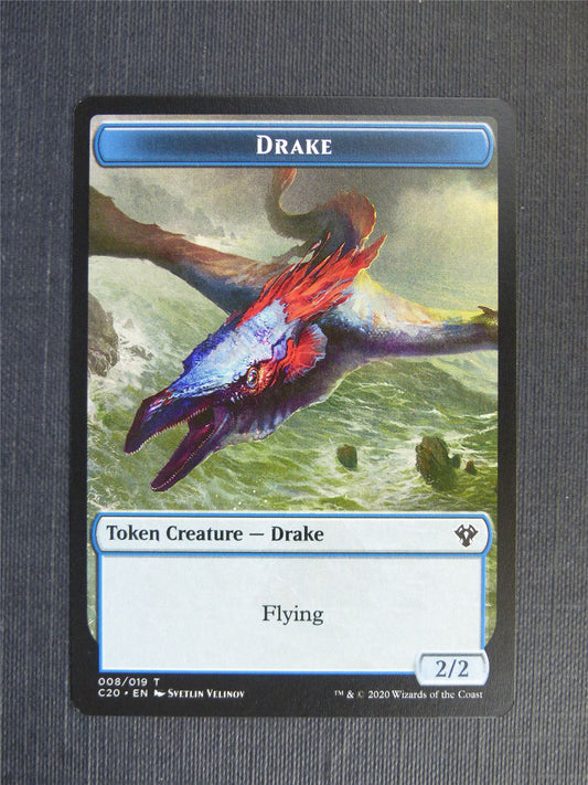 Drake / Human Soldier Token - C20 - Mtg Card