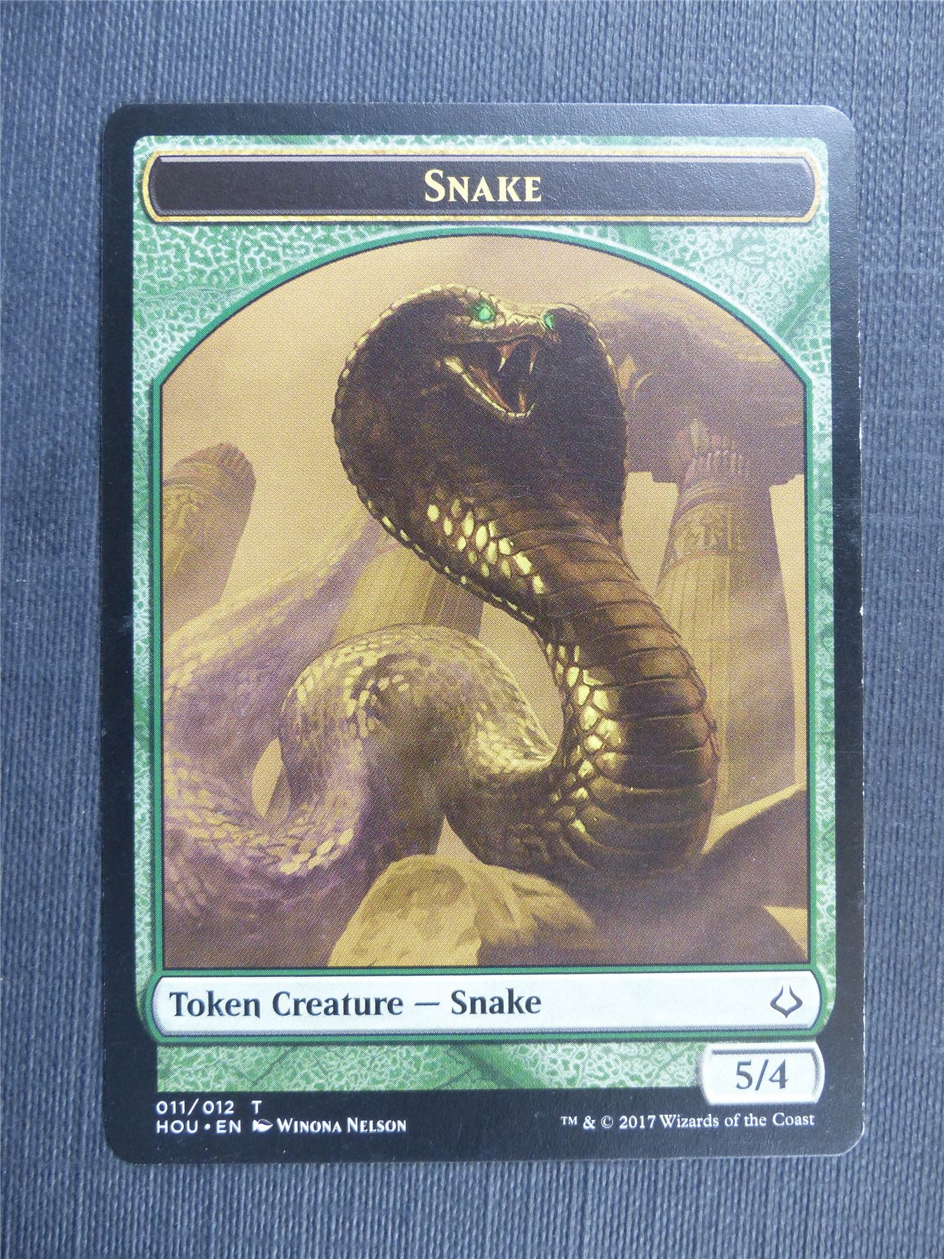 Snake - Token - Mtg Magic Cards #2ZZ