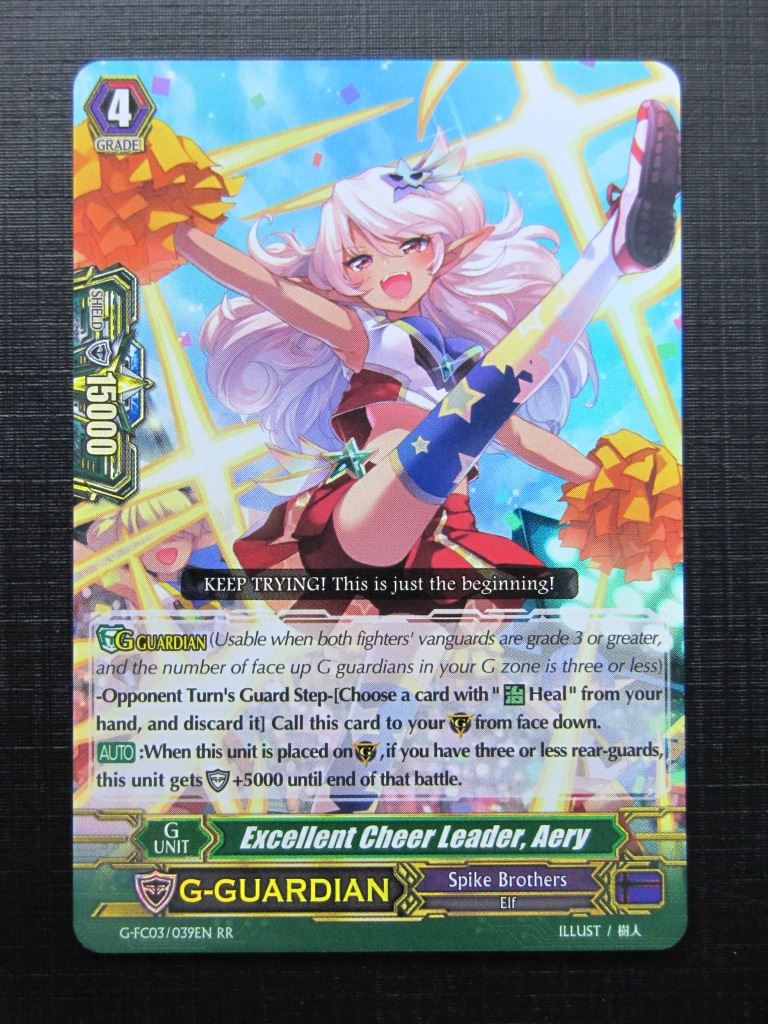 Vanguard Cards: EXCELLENT CHEER LEADER, AERY G-FC03 RR # 18C8