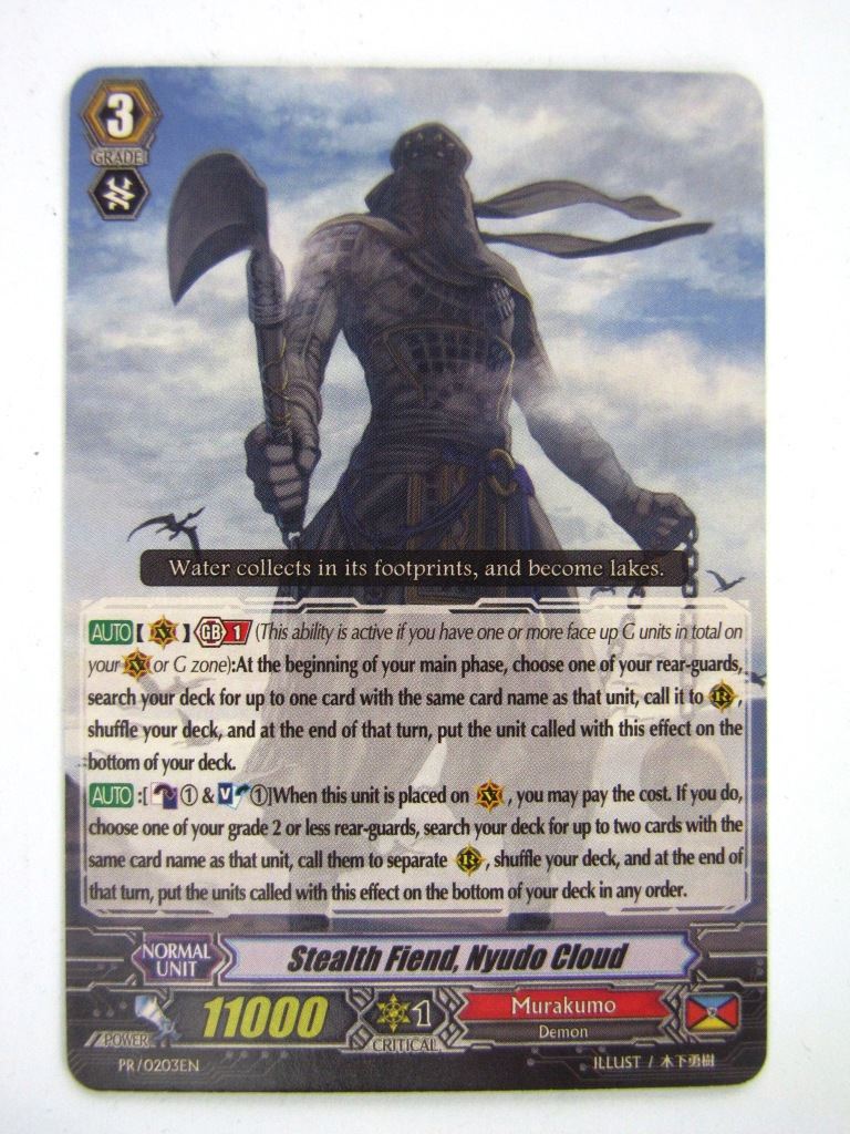 Vanguard Promo Cards: STEALTH FIEND, NYUDO CLOUD # 13H64
