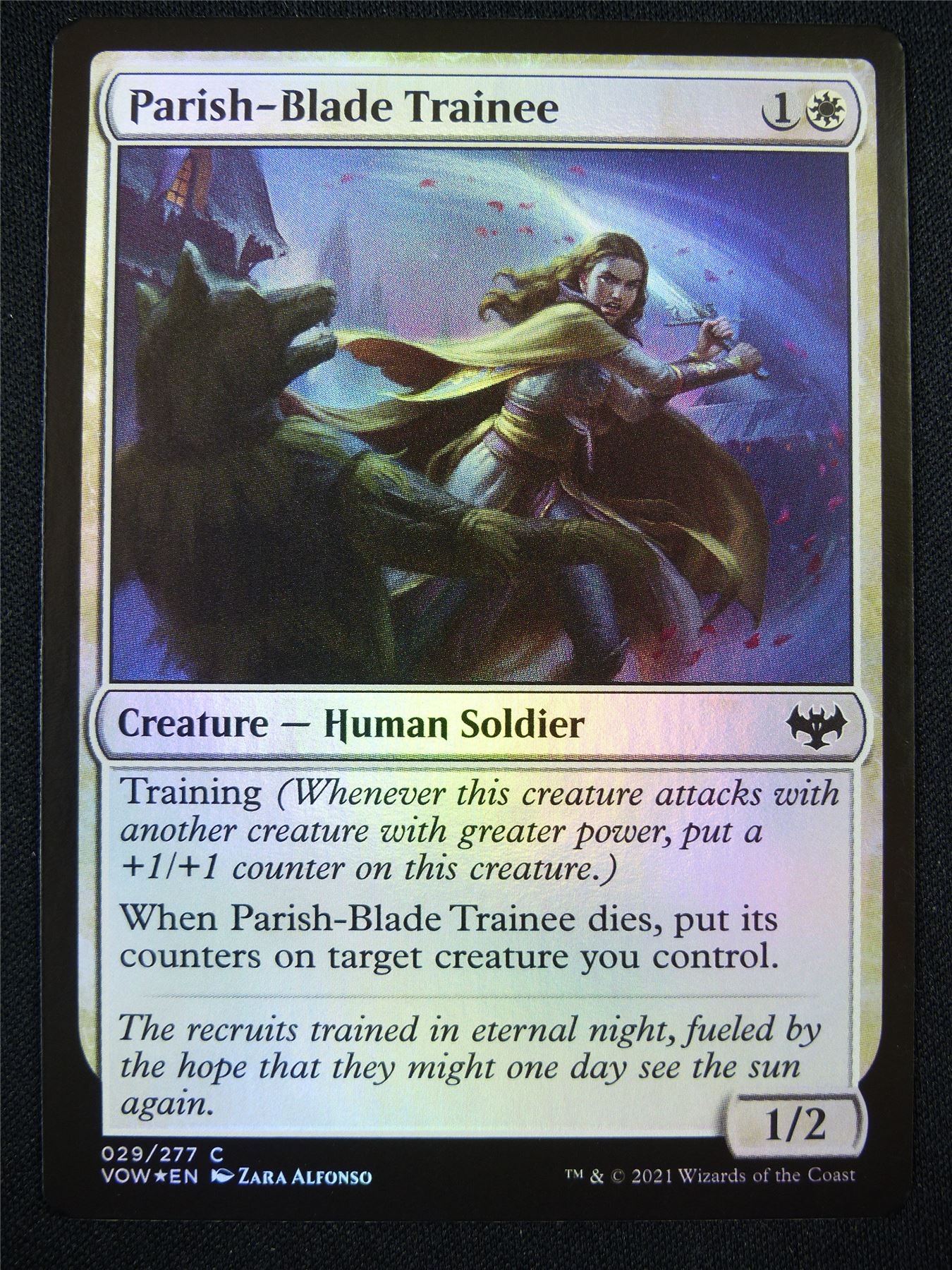 Parish-Blade Traniee Foil - Mtg Card #1LW