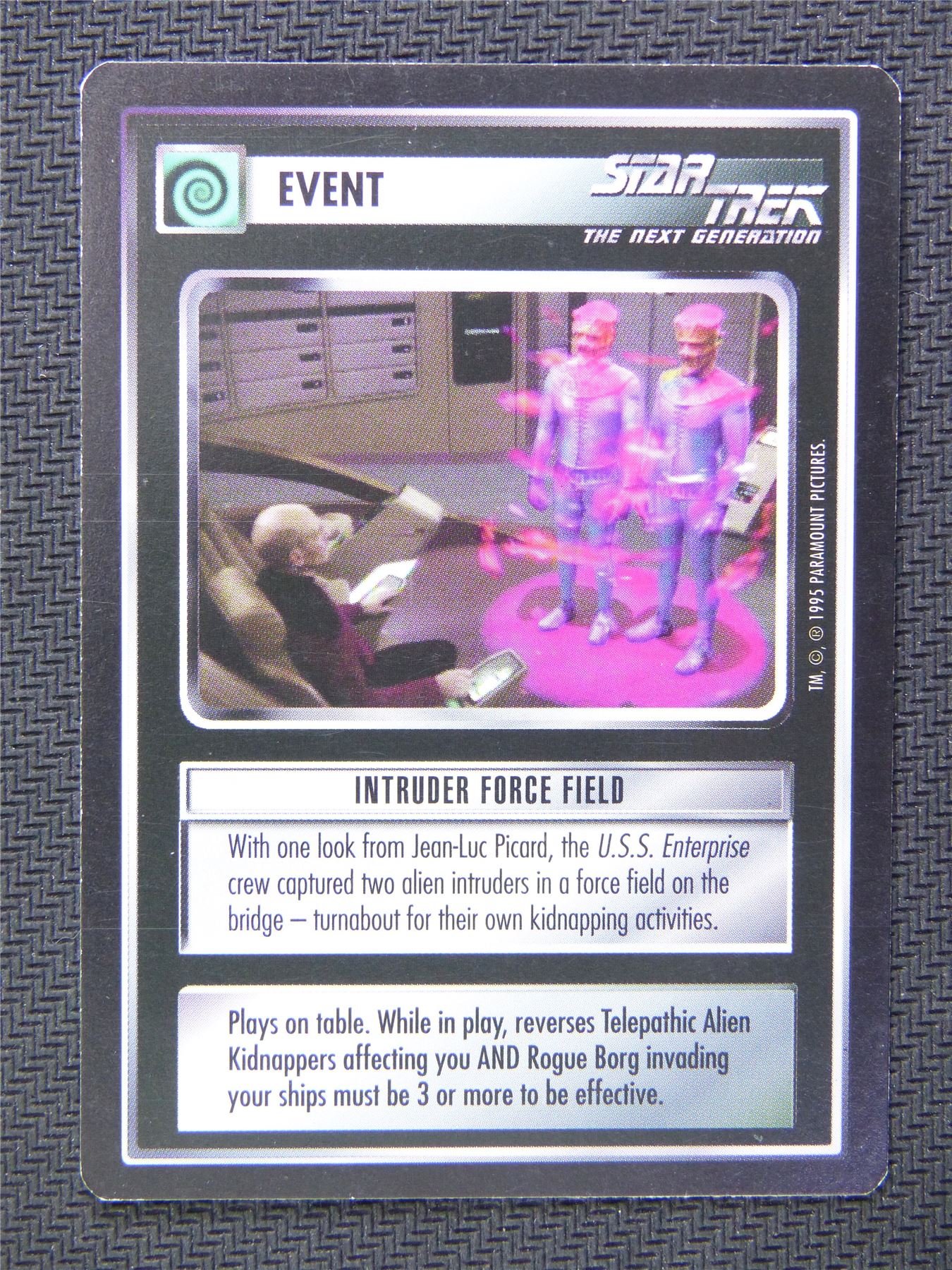 Event Intruder Force Field - Star Trek CCG Next Gen #56B