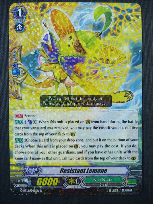 Resistant Lemone G-BT12 R - Vanguard Card #7YO