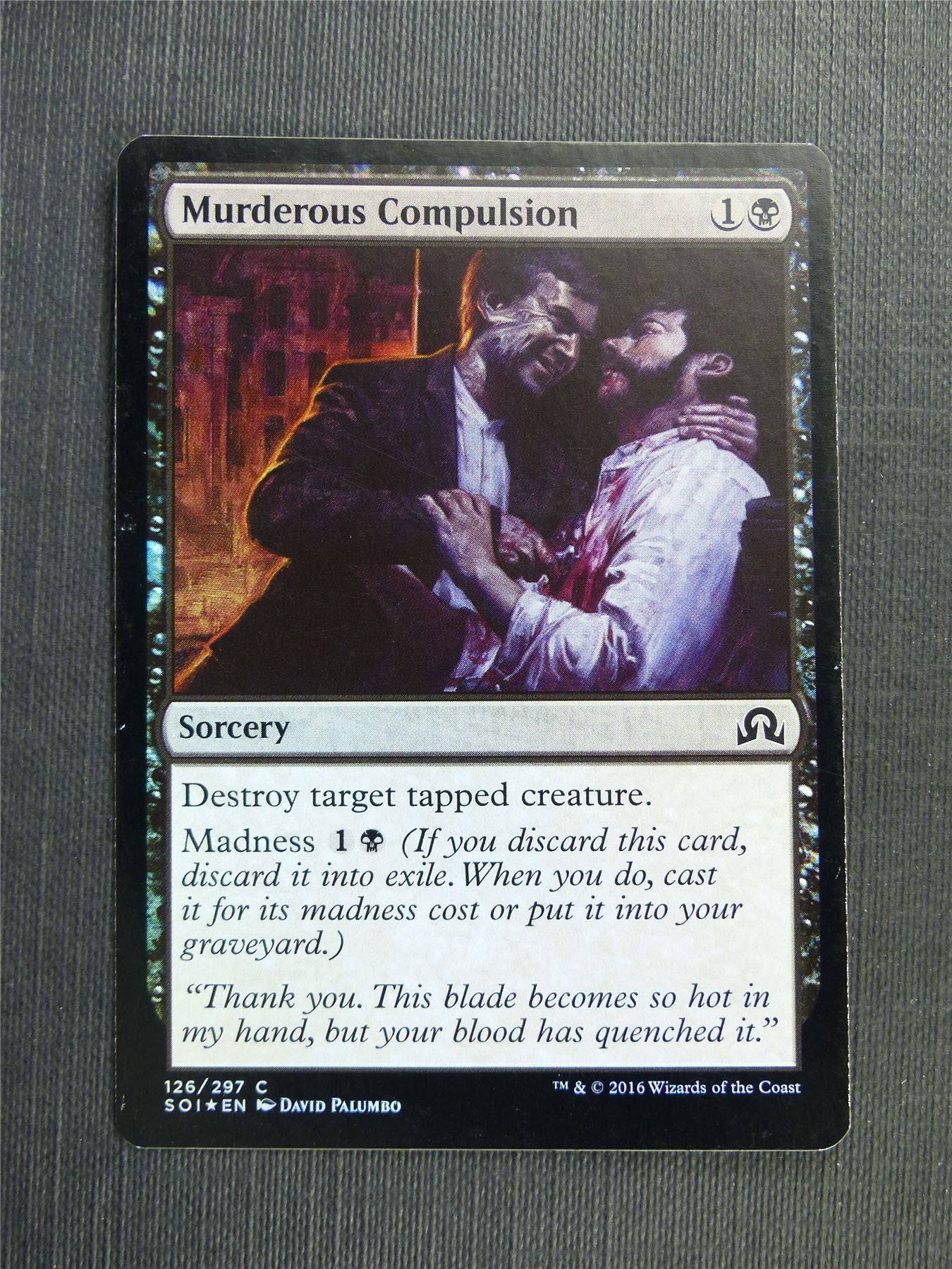 Murderous Compulsion Foil - Mtg Magic Cards #5B0