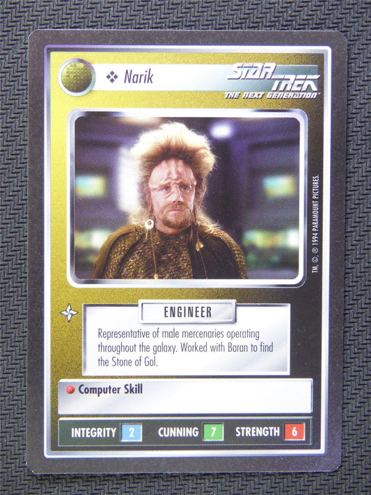 Narik Black Border - Star Trek CCG Next Gen #51A