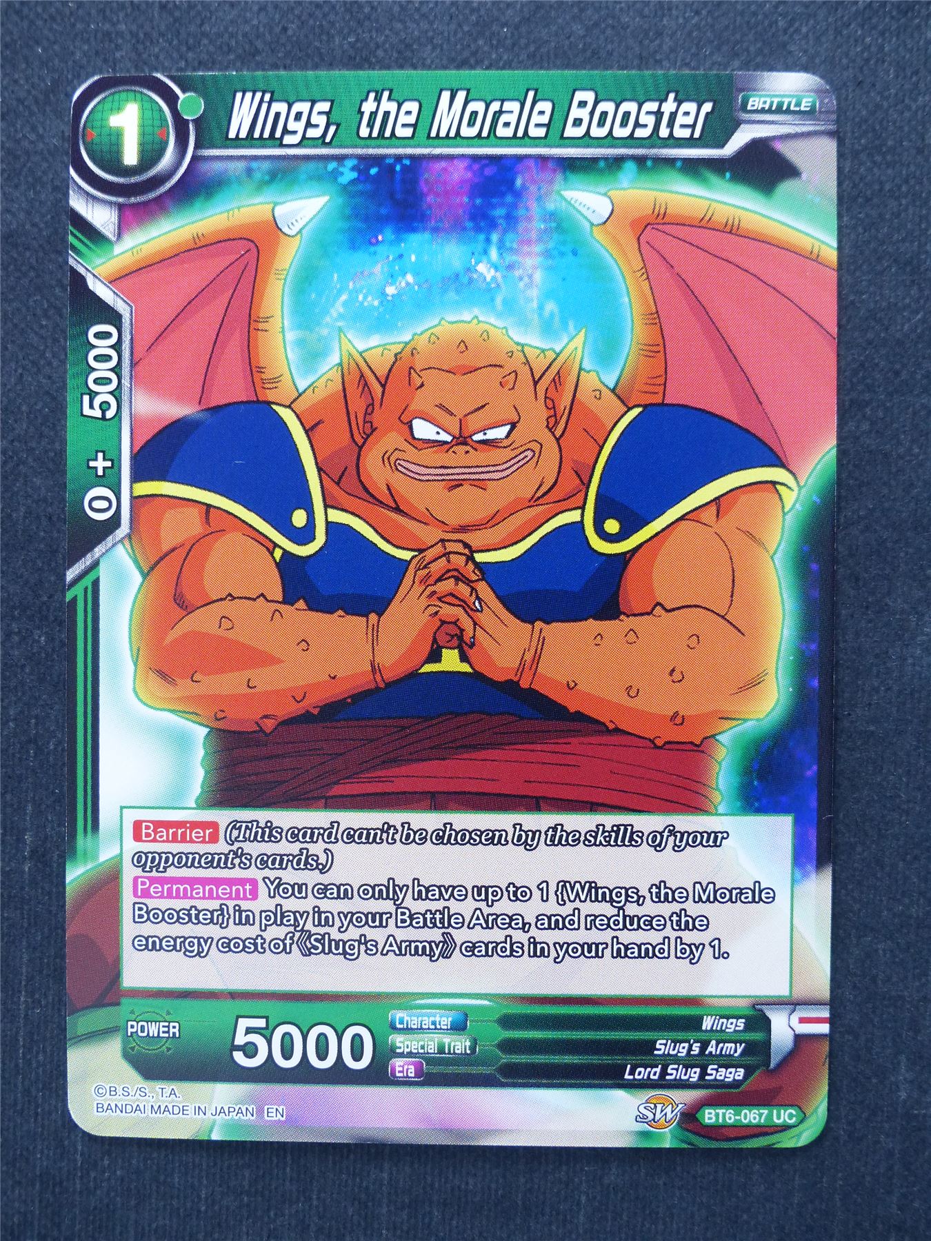Wings the Morale Booster - Dragon Ball Super Cards #8Z