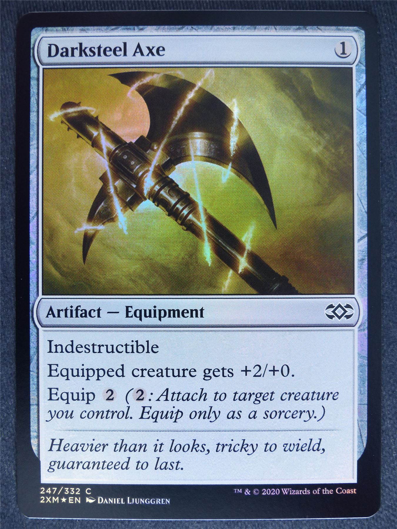 Darksteel Axe Foil - Double Masters - Mtg Magic Cards #2N