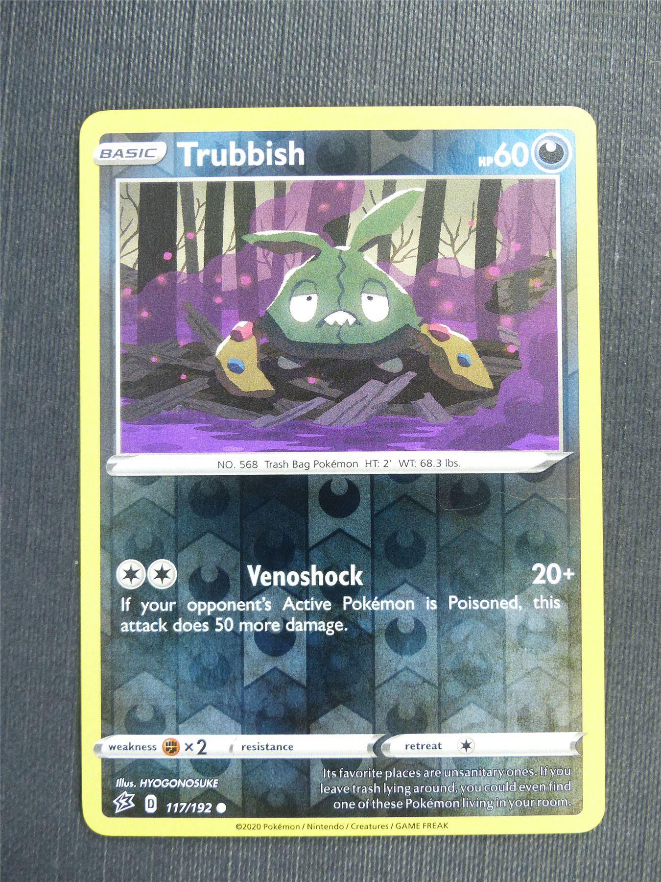 Trubbish 117/192  Holo - RCL - Pokemon Card #3JS