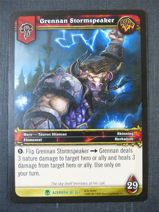Grennan Stormspeaker 10/361 - WoW Card #1C8