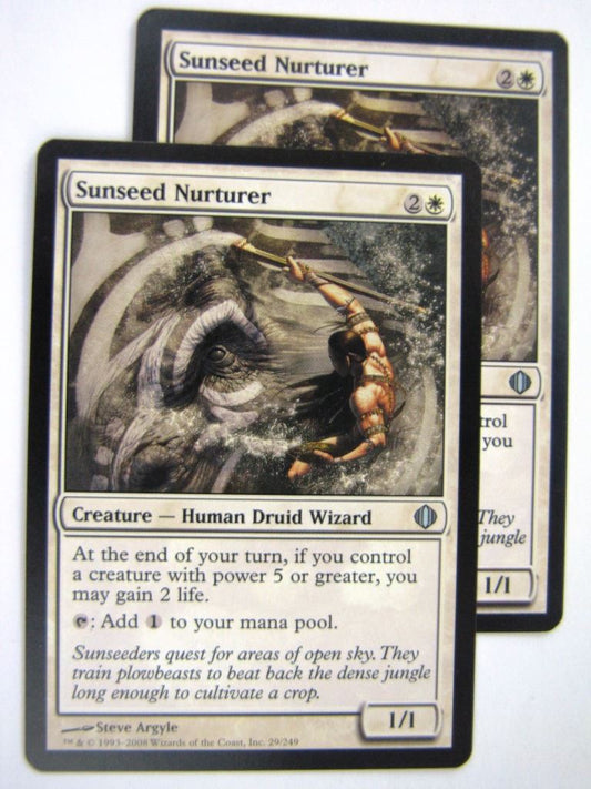 MTG Magic Played Cards: SUNSEED NURTURER 2 # 8B19