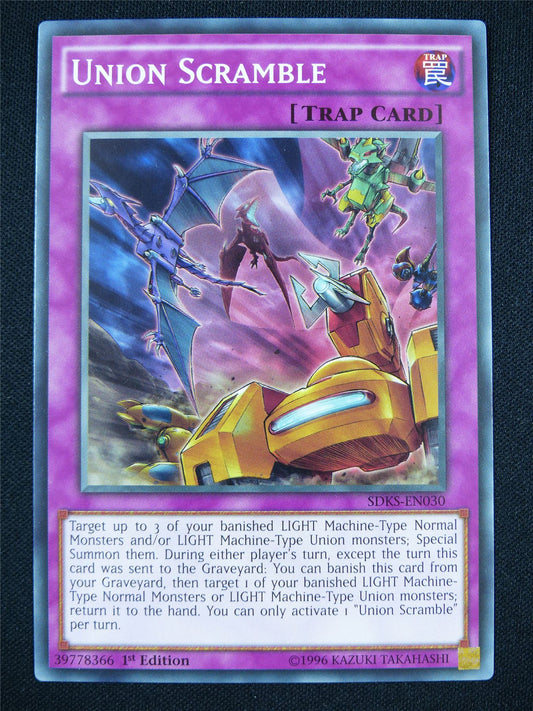 Union Scramble SDKS - 1st ed Yugioh Card #13N