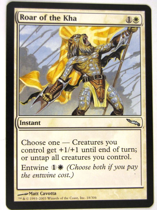 MTG Magic: the Gathering Cards: ROAR OF THE KHA: MRD