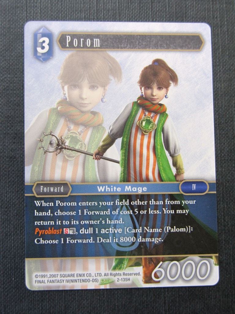 Porom 2-135H - Final Fantasy Cards # 4H67