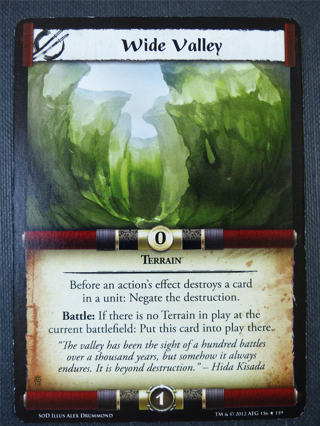 Wide Valley - L5R Card #2AN