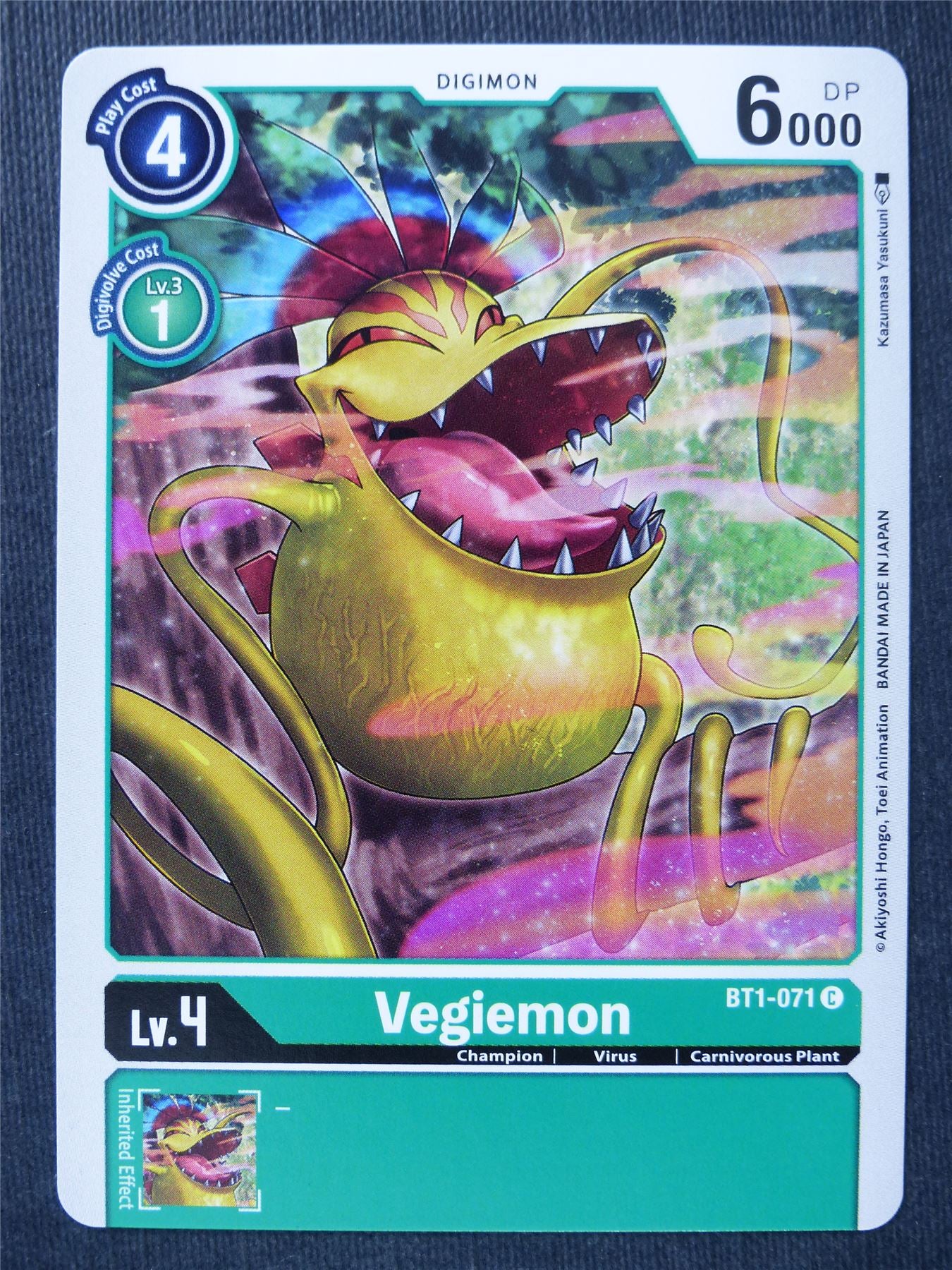 Vegiemon BT1-071 C - Digimon Cards #TS