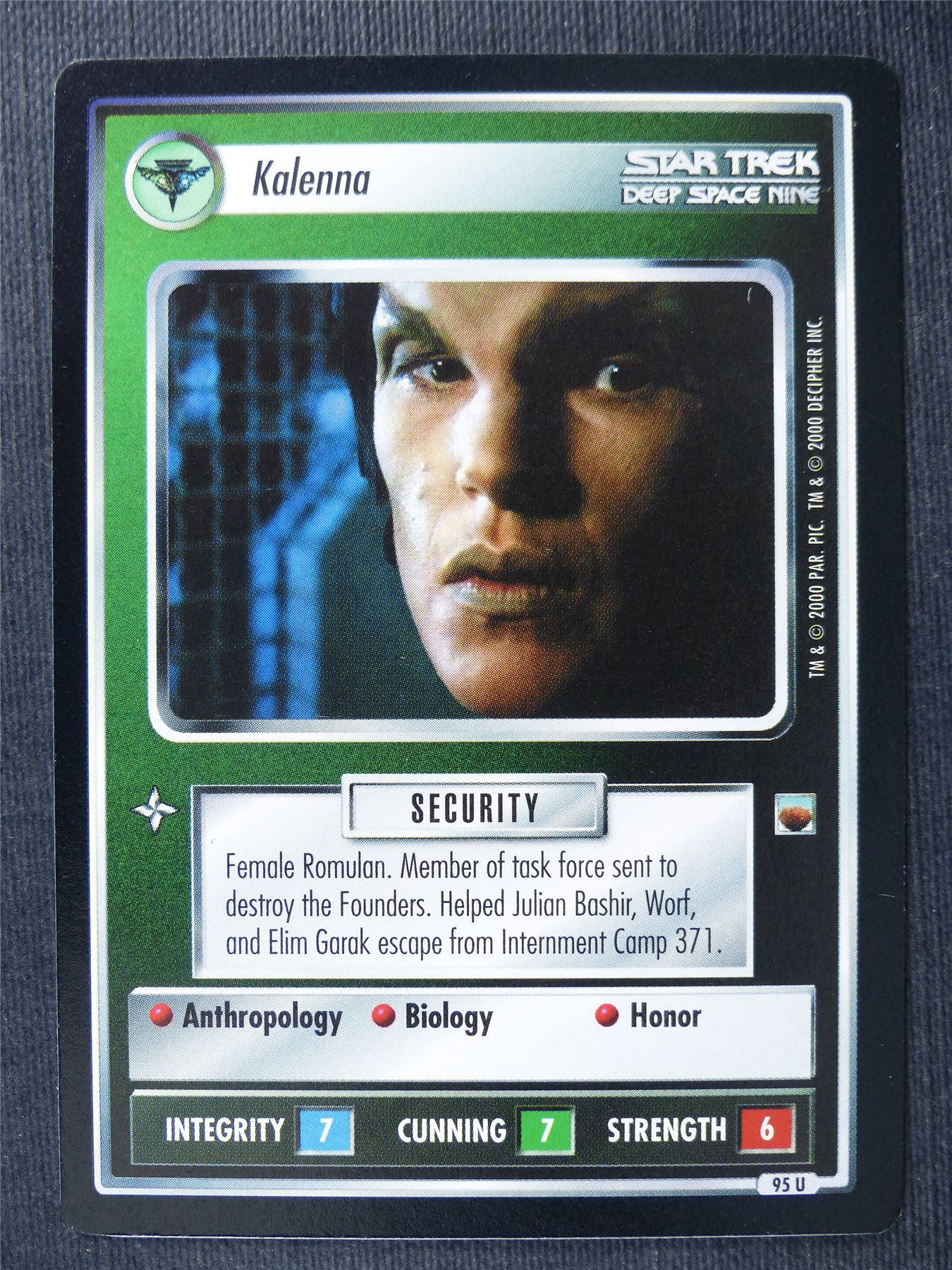 Kalenna - DS9 - Star Trek Cards #162