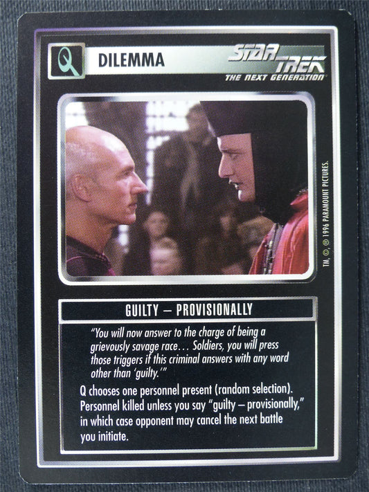 Guilty - Provisionally - NG - Star Trek Cards #ZH