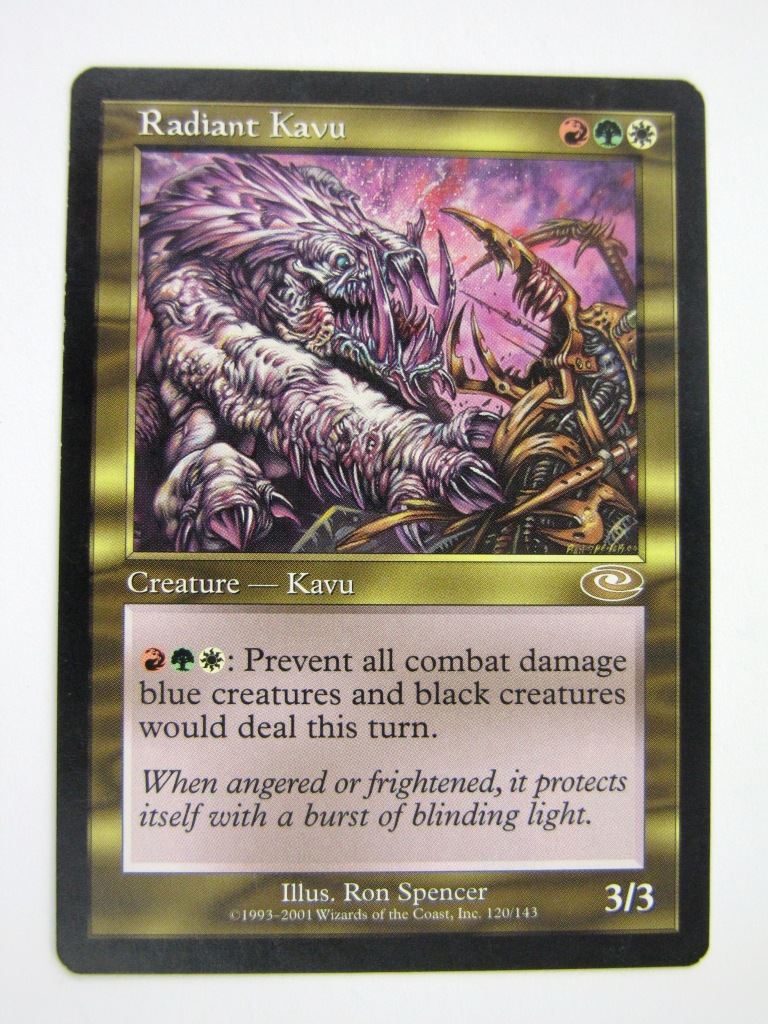 MTG Magic Played Cards: RADIANT KAVU # 7A8