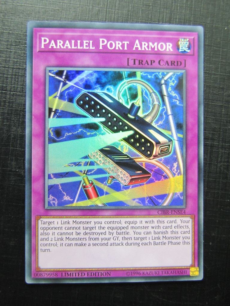 Parallel Port Armor CIBR Super limited ed - Rare - Yugioh Cards # 5H45