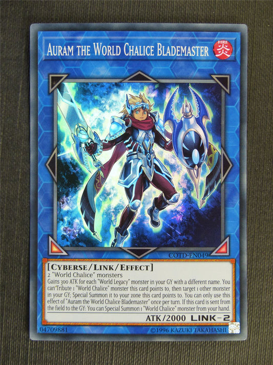 Auram the World Chalice Blademaster COTD Super Rare - Yugioh Cards #U5