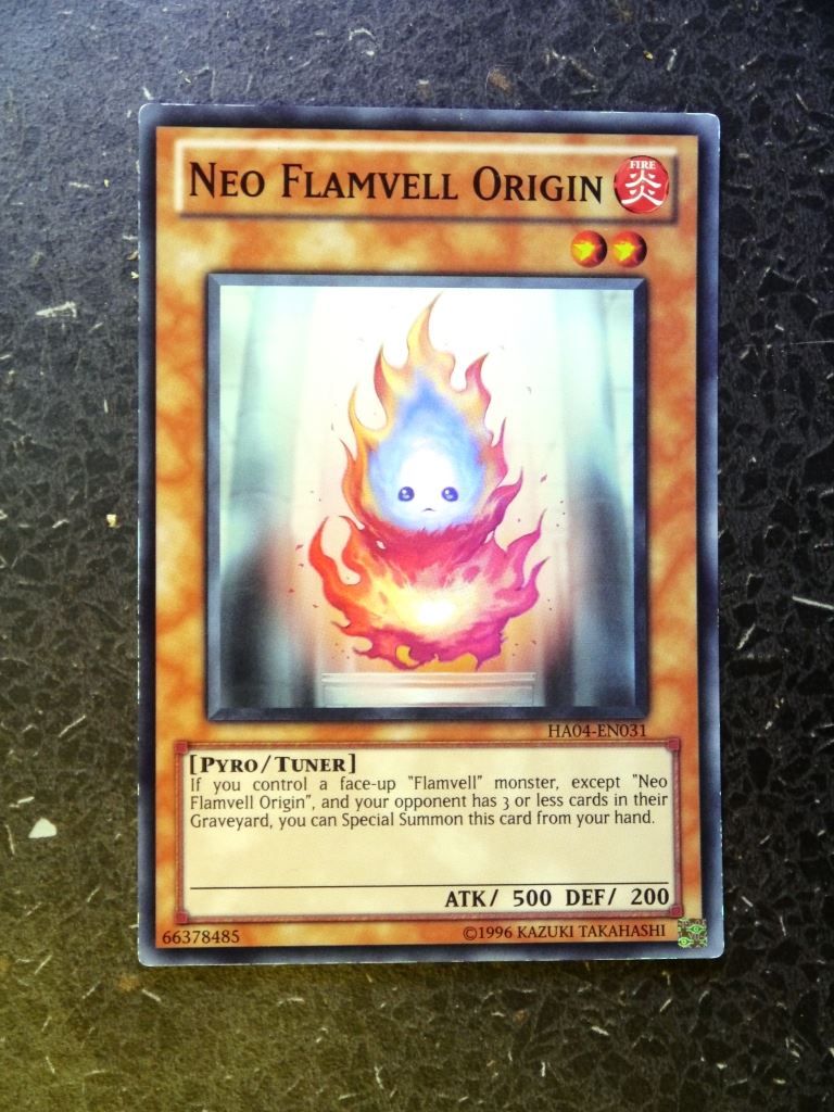 Yugioh Cards: NEO FLAMVELL ORIGIN HA04 SUPER RARE # G78