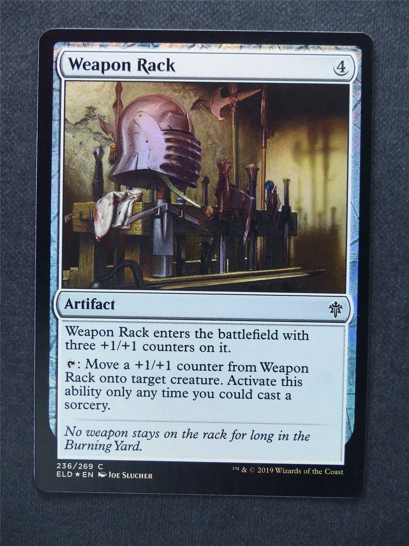 Weapon Rack Foil - Mtg Magic Cards #TN