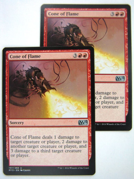 MTG Magic Cards: CONE OF FLAME x2 # 8E97