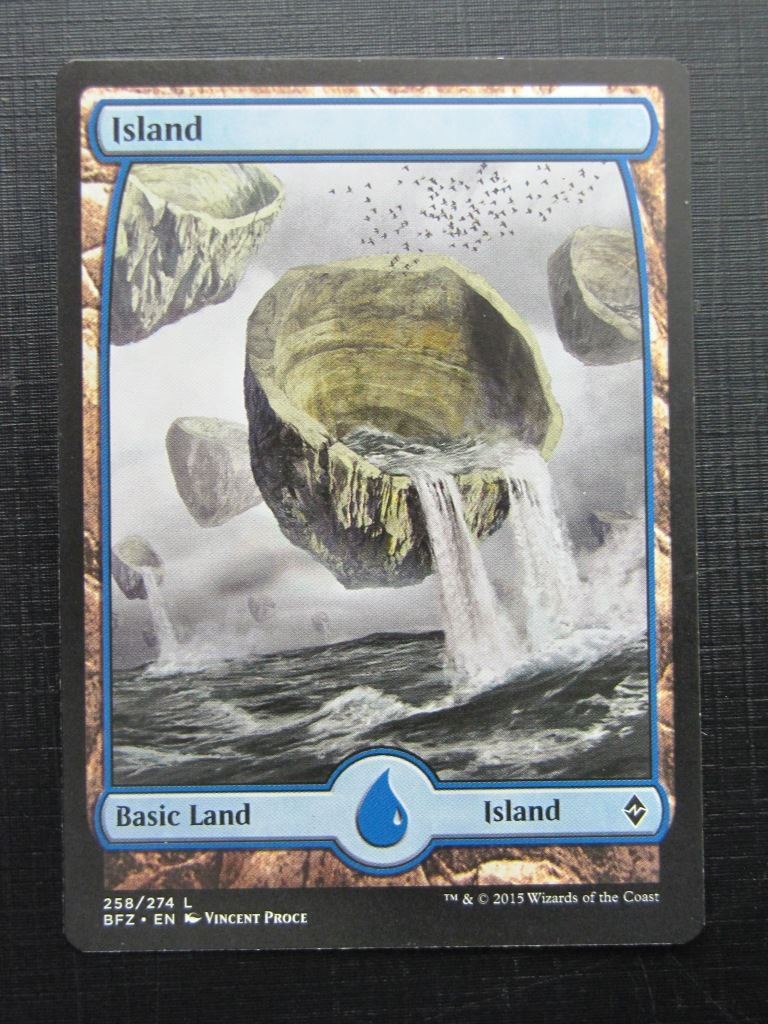 MTG Magic Cards: ISLAND FULL ART 258/274 # 26D4