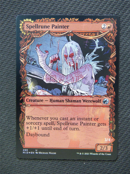 Spellrune Painter Spellrune Howler Foil  Showcase - Innistrad - Mtg Card #3M0