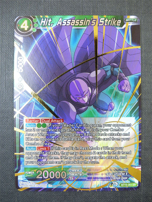 Hit Assassin's Strike SR - Dragon Ball Super Card #M