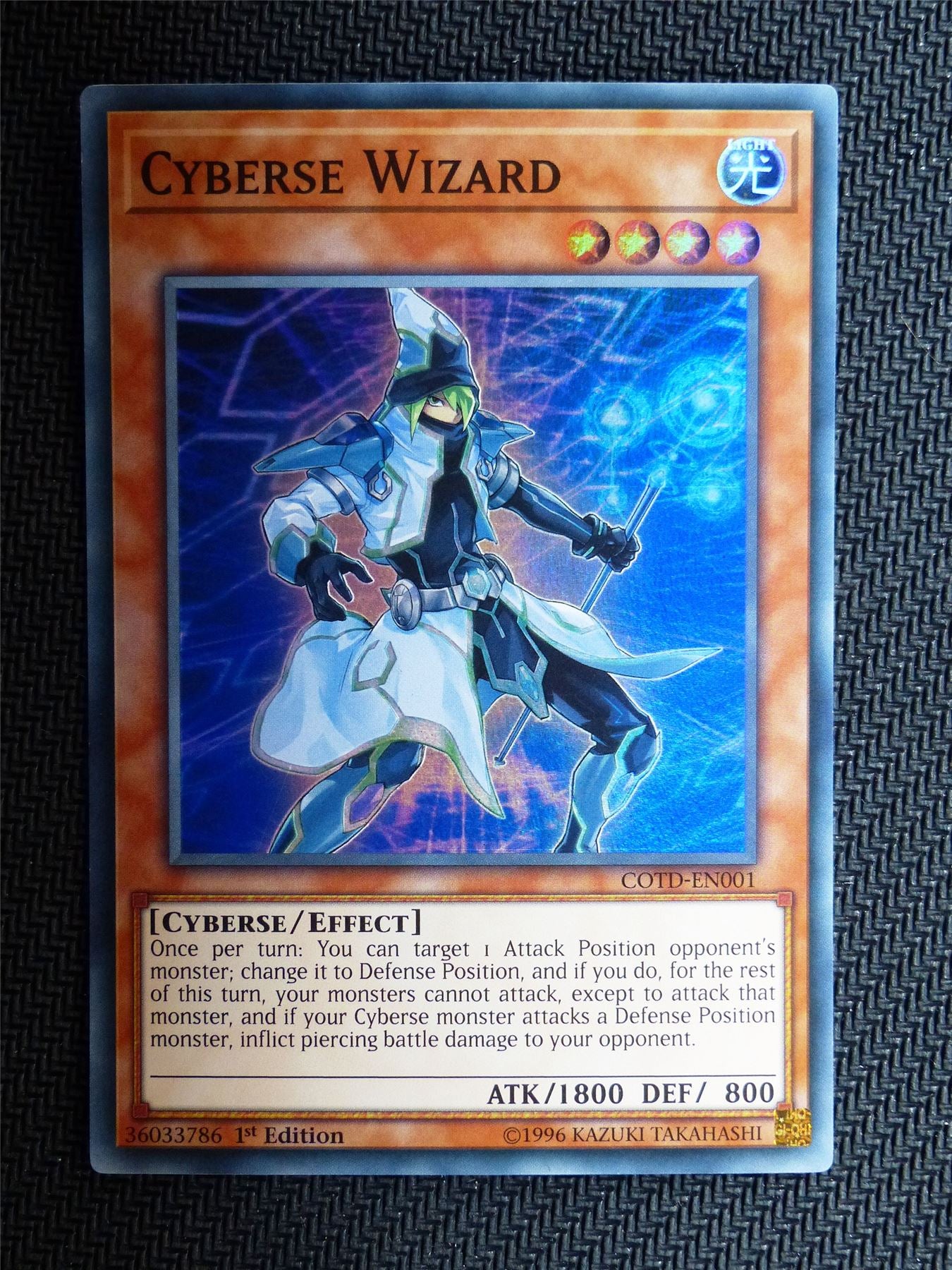 Cyberse Wizard - COTD - Super Rare - Yugioh Card # 1F11