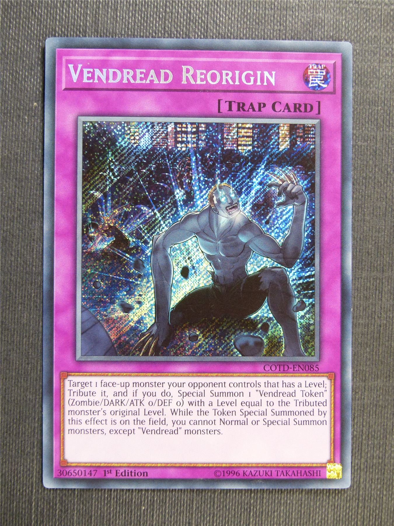 Vendread Reorigin COTD Secret Rare - 1st ed - Yugioh Cards #QT