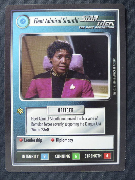 Fleet Admiral Shanthi - Star Trek Cards #144