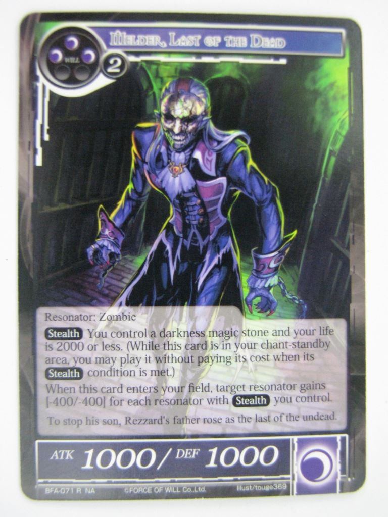 Force Of Will Cards: MELDER, LAST OF THE DEAD # 13B96