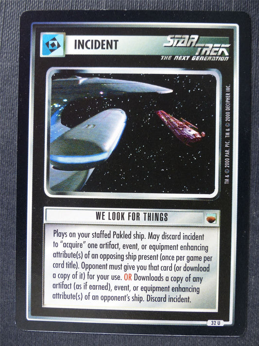 We Look For Things - NG - Star Trek Card #4U3