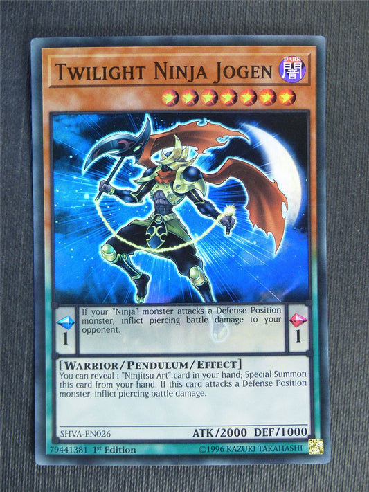 Twilight Ninja Jogen SHVA Super Rare - 1st ed - Yugioh Cards #UK