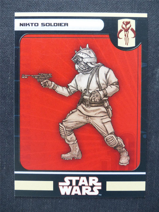 Nikto Soldier 50/60 - Star Wars Miniatures Spare Cards #6T