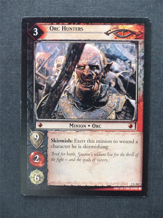 Orc Hunters 1 U 267 - LotR Cards #89