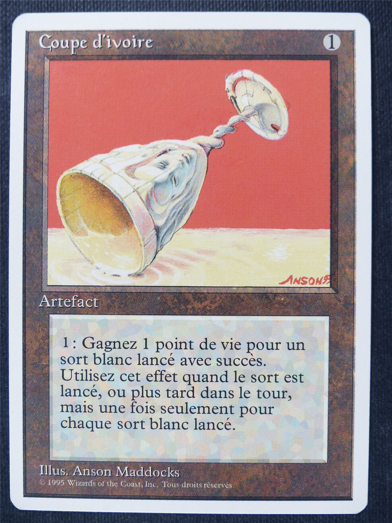 Ivory Cup french - Fourth Edition - Mtg Magic Cards #2FE