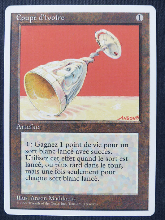 Ivory Cup french - Fourth Edition - Mtg Magic Cards #2FE