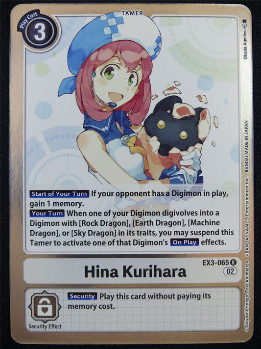 Hina Kurihara EX3-065 R - Digimon Card #A8