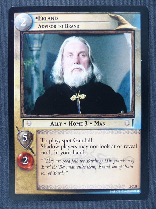 Erland 2 C 21 - LotrR Cards #3EG